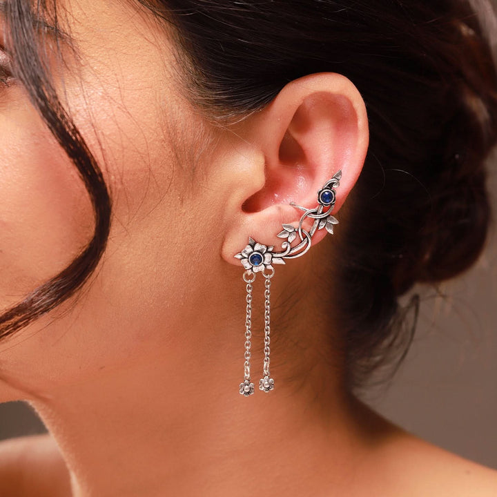 Phulwari Kusumara Oxidised Ear Cuff | SHOBITAM