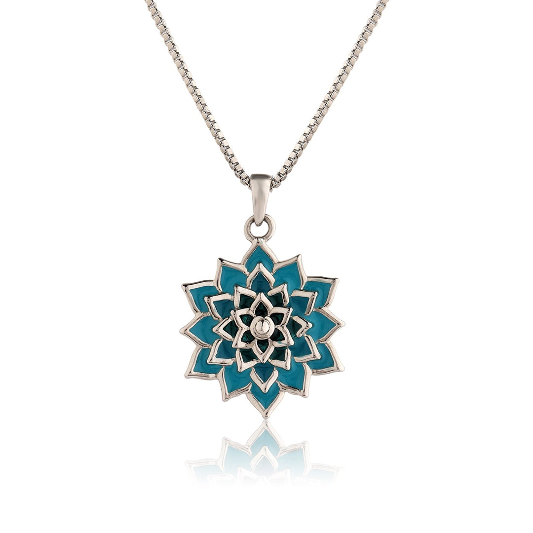 Fractals In Nature Infinite Fern Pendant | SHOBITAM