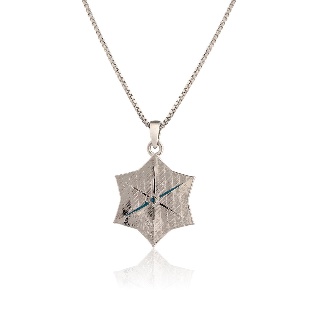 Fractals In Nature Symmetra Enamel Pendant | SHOBITAM