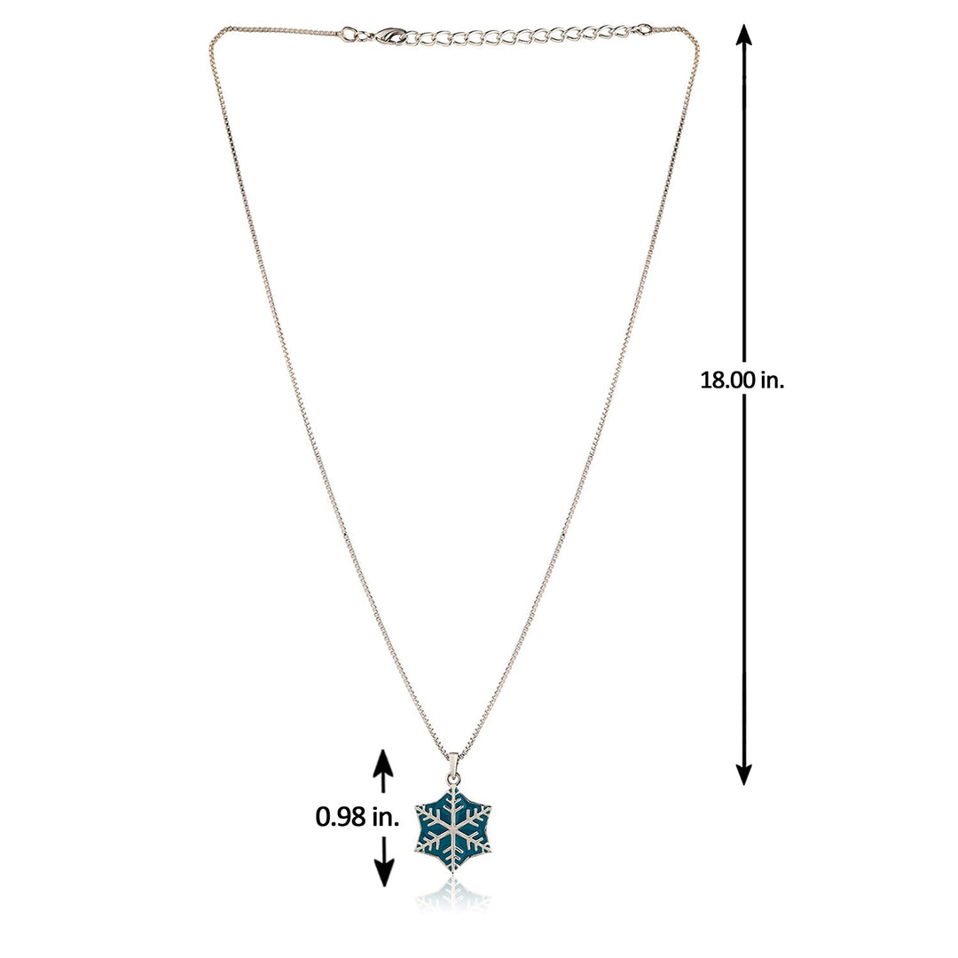 Fractals In Nature Symmetra Enamel Pendant | SHOBITAM