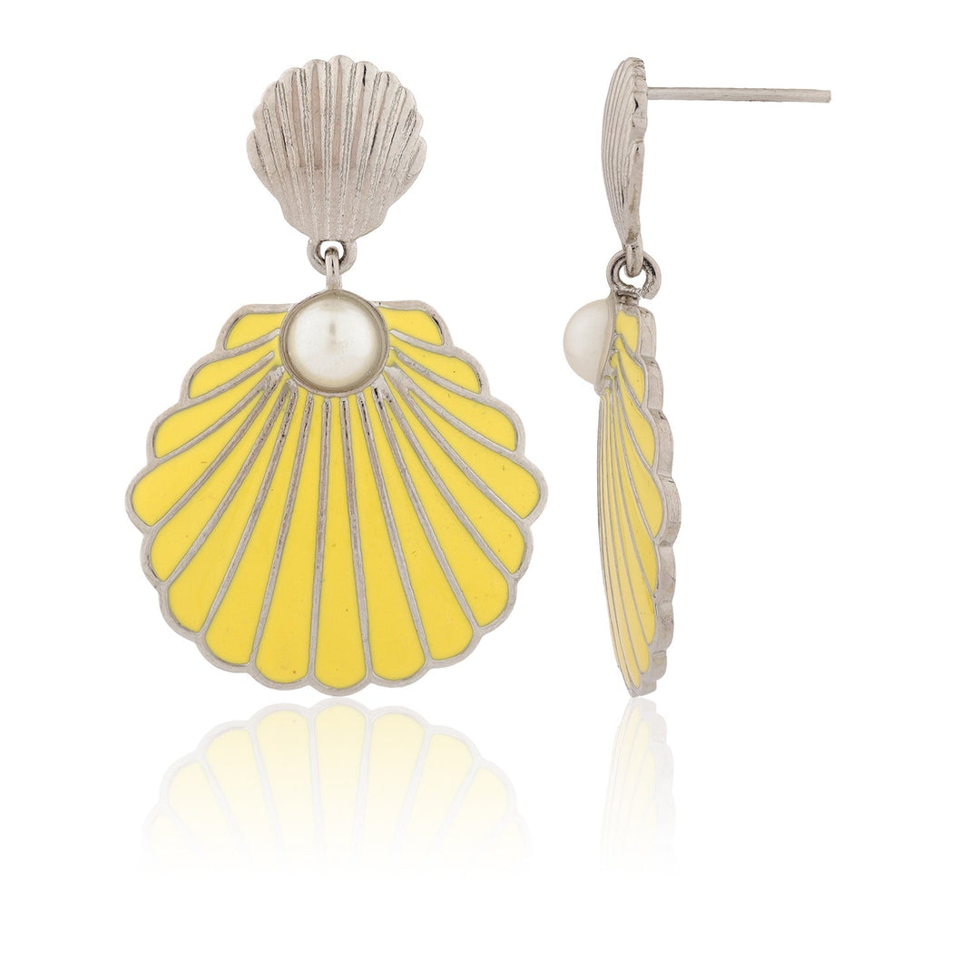 Fractals In Nature Coral Labyrinth Drop Earrings | SHOBITAM