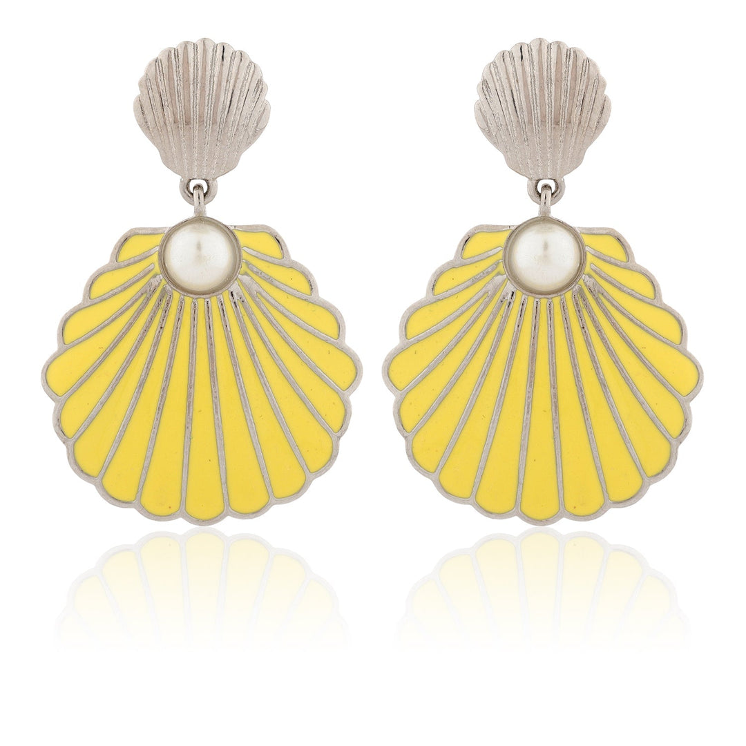 Fractals In Nature Coral Labyrinth Drop Earrings | SHOBITAM