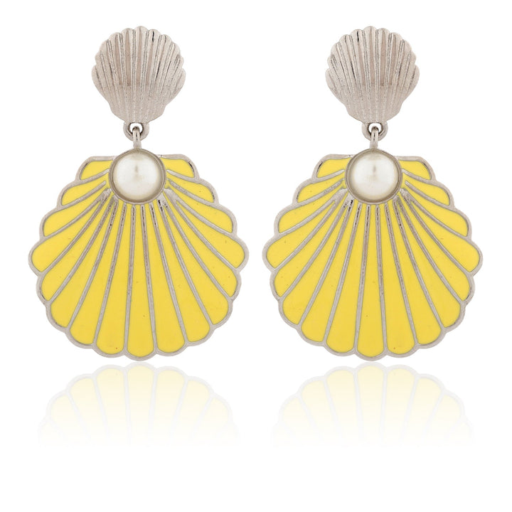 Fractals In Nature Coral Labyrinth Drop Earrings | SHOBITAM