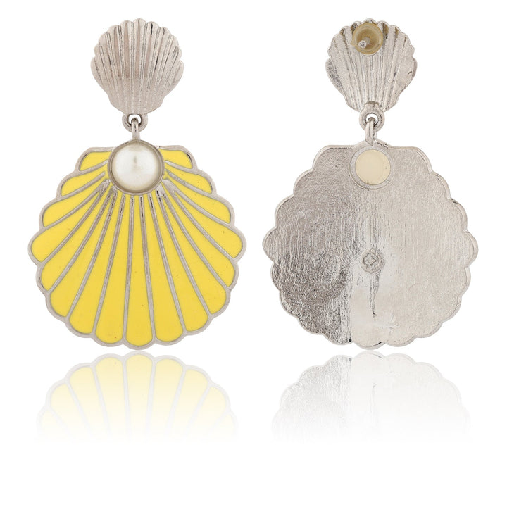 Fractals In Nature Coral Labyrinth Drop Earrings | SHOBITAM