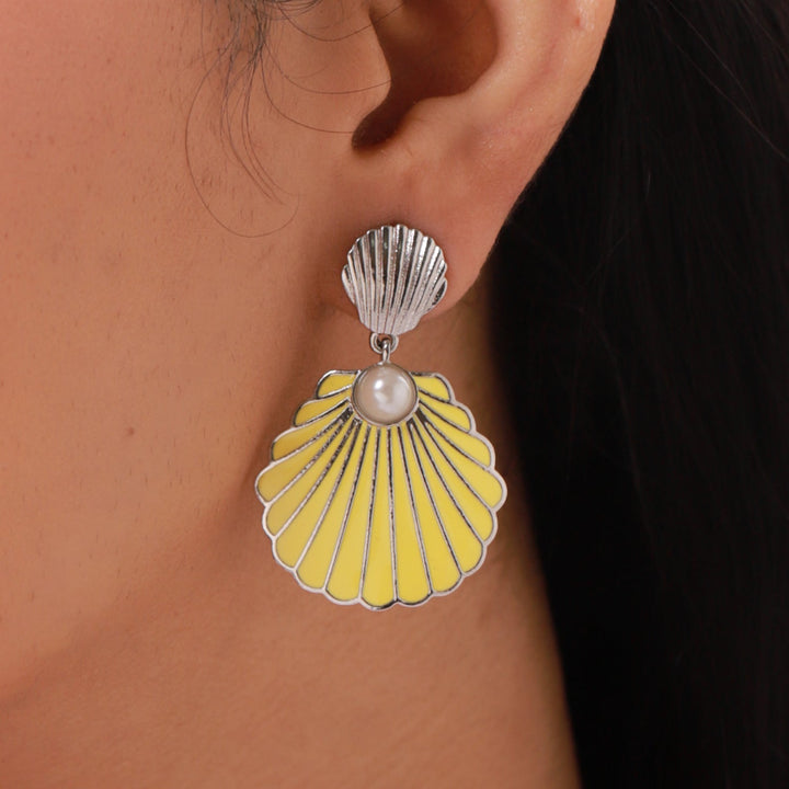 Fractals In Nature Coral Labyrinth Drop Earrings | SHOBITAM