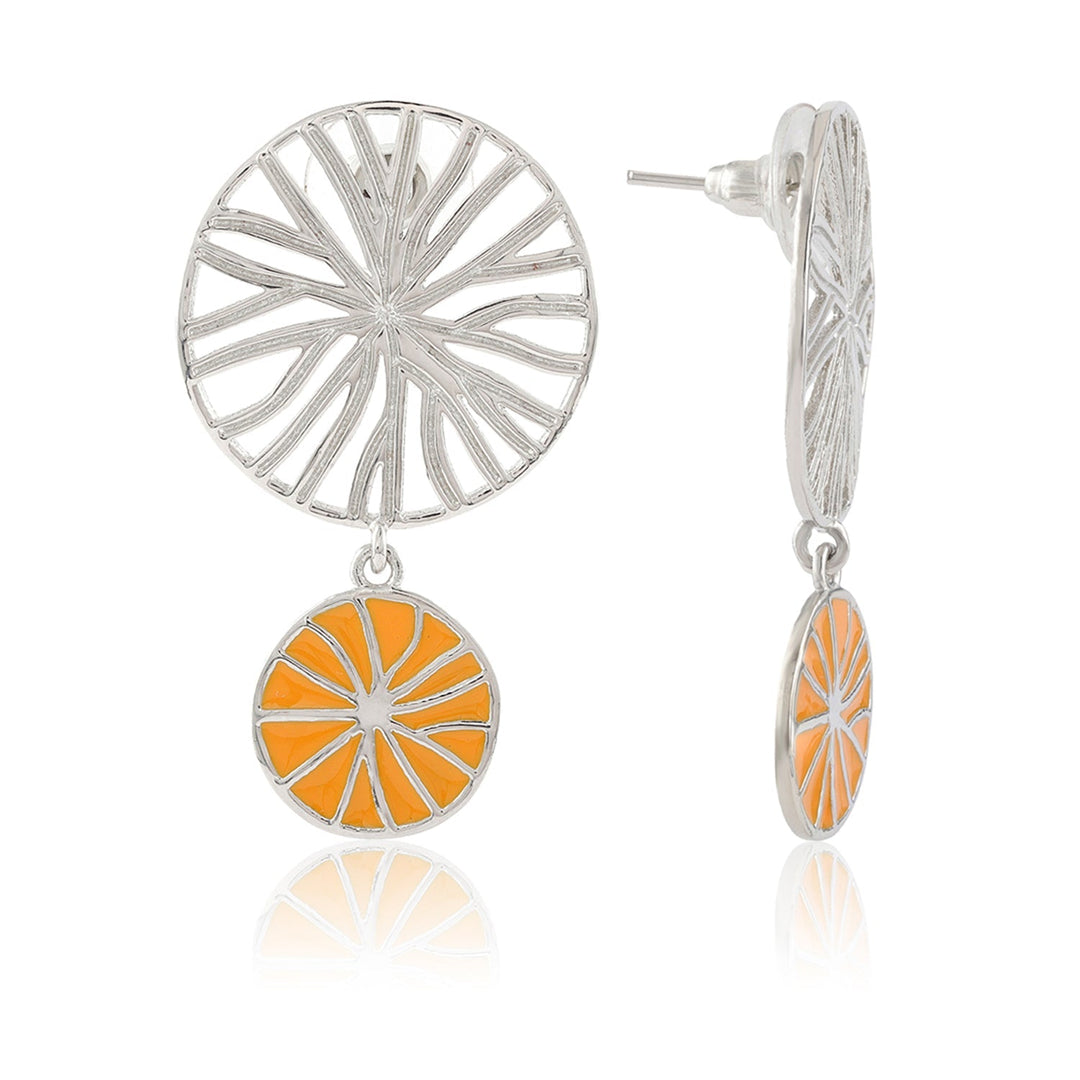 Fractals In Nature Eternal Tendril Drop Earrings | SHOBITAM