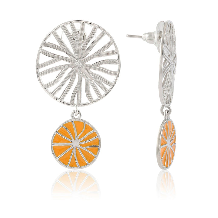 Fractals In Nature Eternal Tendril Drop Earrings | SHOBITAM