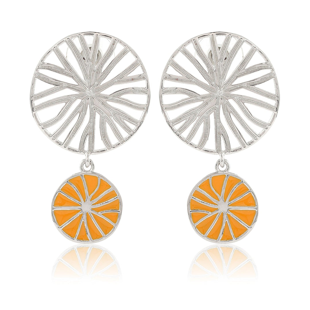 Fractals In Nature Eternal Tendril Drop Earrings | SHOBITAM