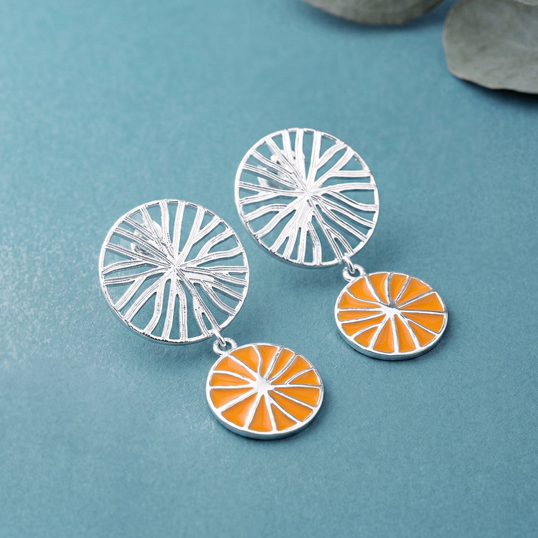 Fractals In Nature Eternal Tendril Drop Earrings | SHOBITAM