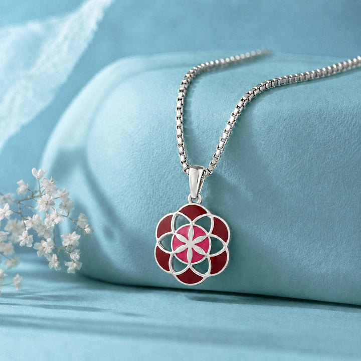 Fractals In Nature Mandel Flora Pendant | SHOBITAM
