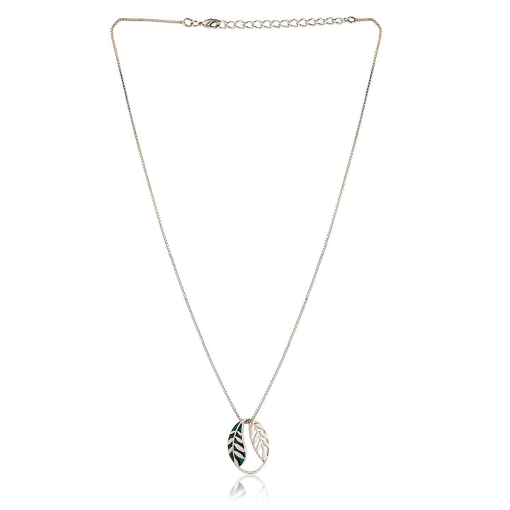 Fractals In Nature Echo Leaf Pendant | SHOBITAM