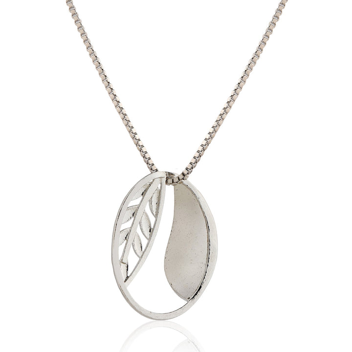 Fractals In Nature Echo Leaf Pendant | SHOBITAM