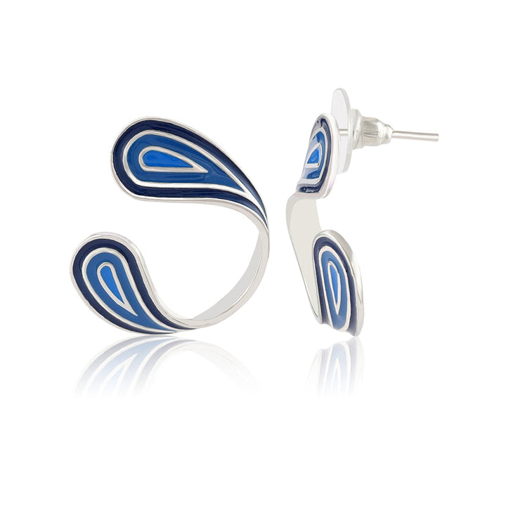 Fractals In Nature Ripple Fracta Earrings | SHOBITAM