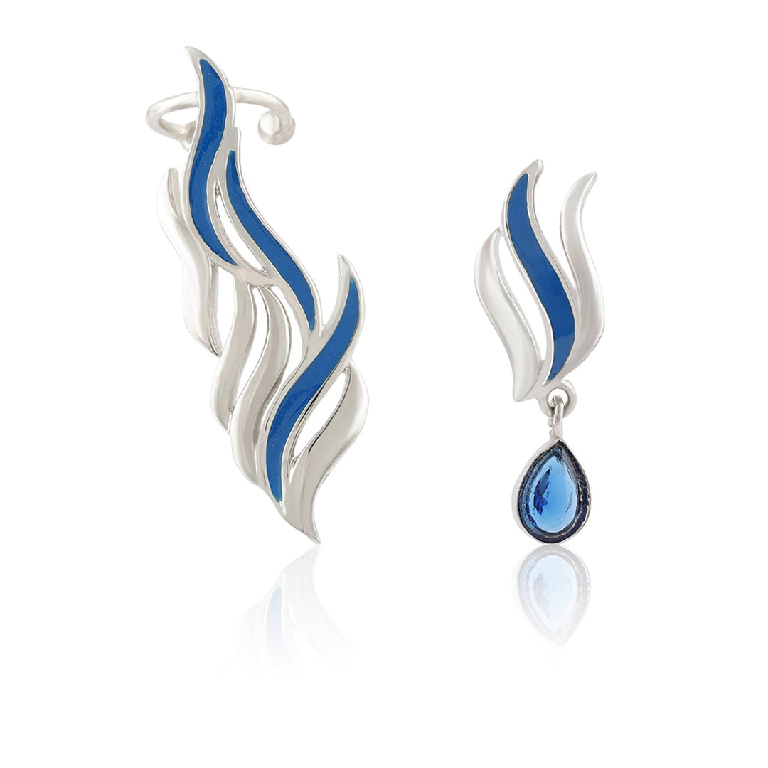 Fractals In Nature Fractal Vines Earrings | SHOBITAM