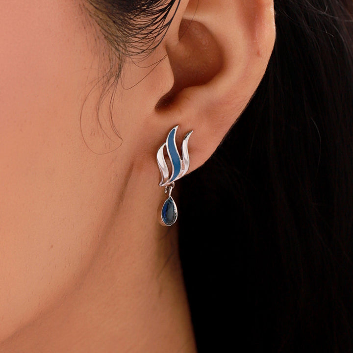 Fractals In Nature Fractal Vines Earrings | SHOBITAM