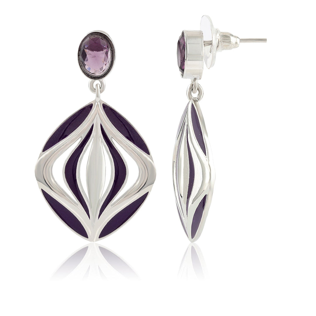 Fractals In Nature Petal Within Dangle Earrings| SHOBITAM