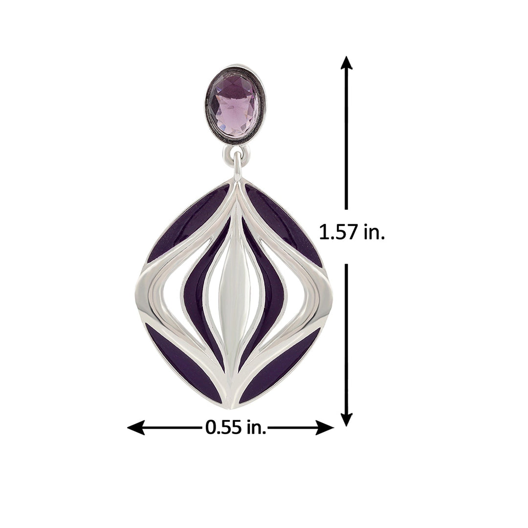 Fractals In Nature Petal Within Dangle Earrings| SHOBITAM