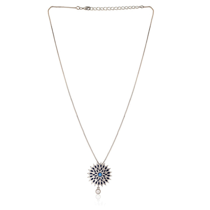 Fractals In Nature Quantum Bloom Pendant Set | SHOBITAM