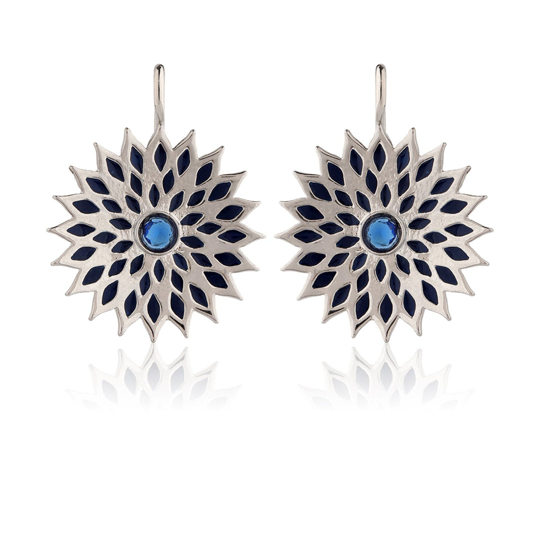 Fractals In Nature Quantum Bloom Pendant Set | SHOBITAM