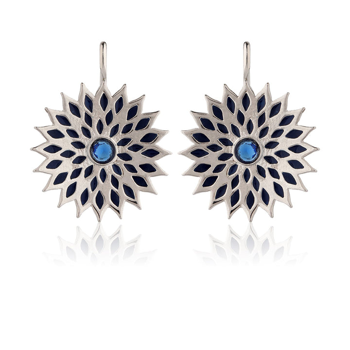 Fractals In Nature Quantum Bloom Pendant Set | SHOBITAM