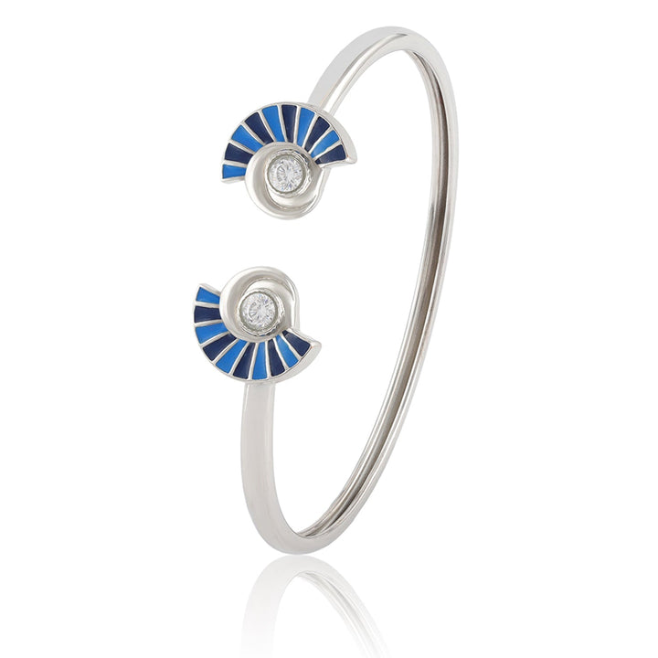 Fractals In Nature Fracta Swirl Bangle Bracelet | SHOBITAM