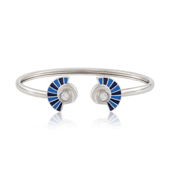 Fractals In Nature Fracta Swirl Bangle Bracelet | SHOBITAM