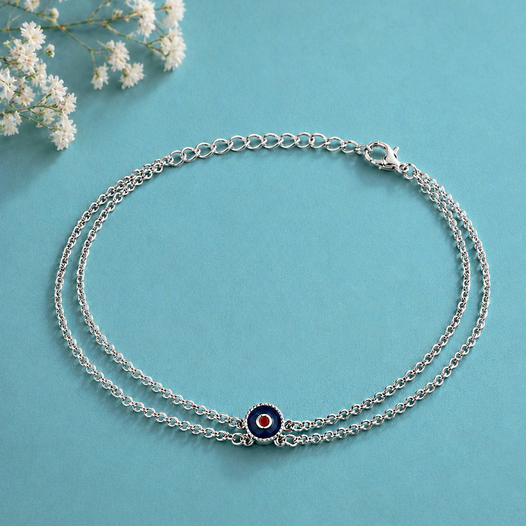 Fractals In Nature Nebula Anklet | SHOBITAM