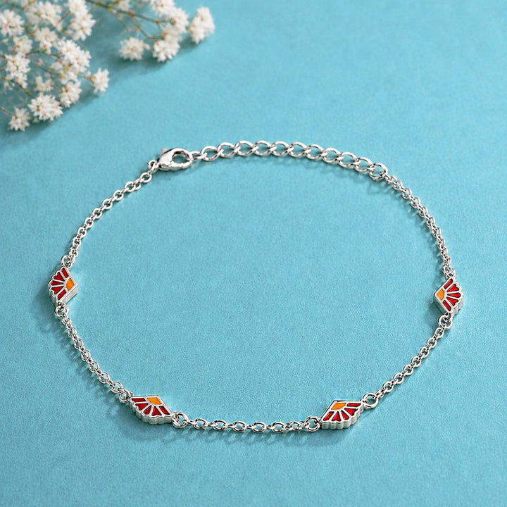 Fractals In Nature Astral Echo Anklet | SHOBITAM