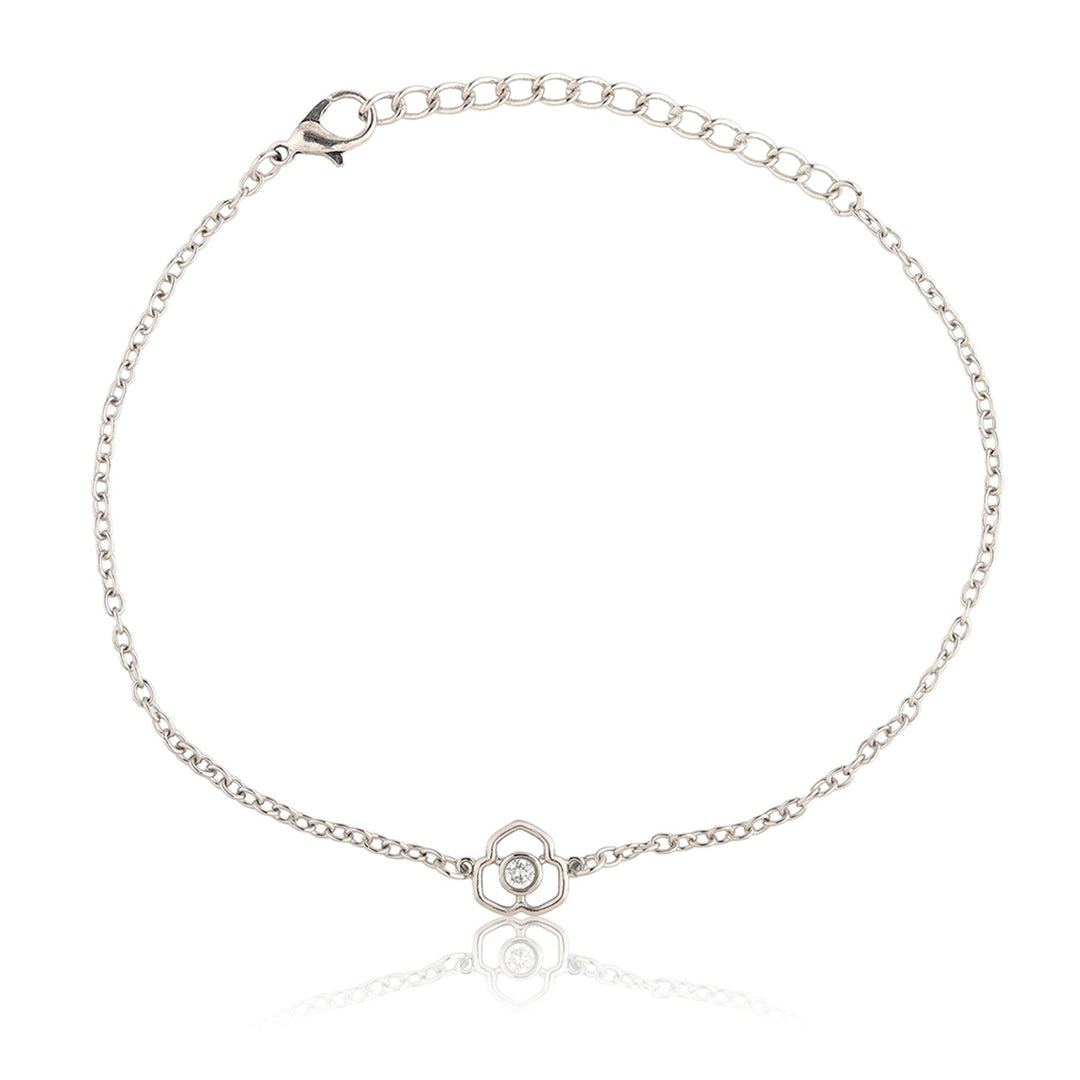 Fractals In Nature Recursive Petal Anklet | SHOBITAM