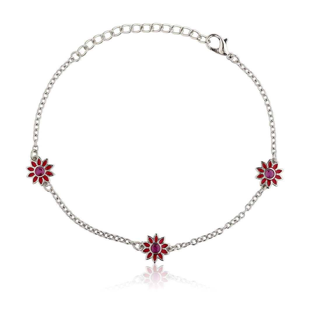 Fractals In Nature Bloom Itera Anklet | SHOBITAM