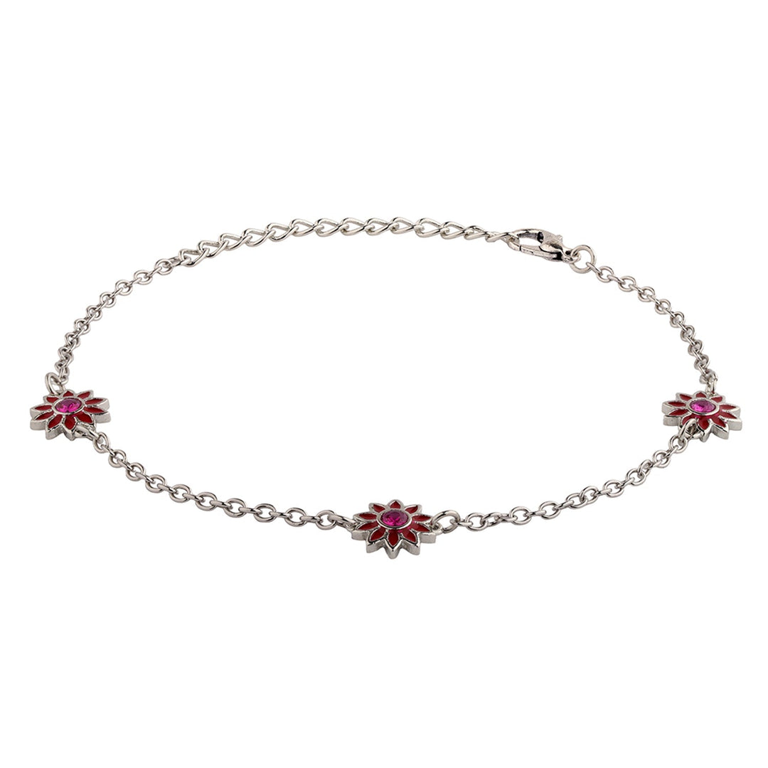 Fractals In Nature Bloom Itera Anklet | SHOBITAM