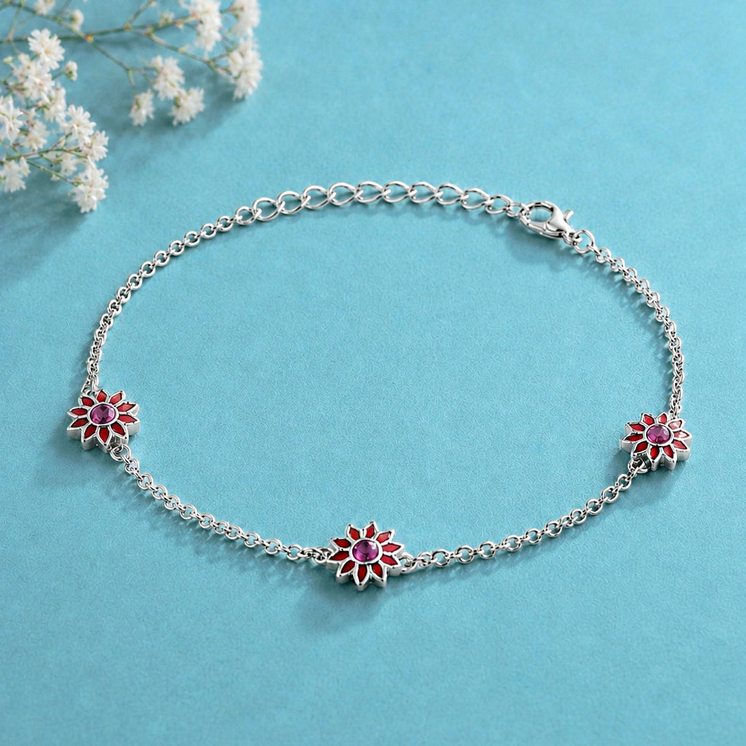 Fractals In Nature Bloom Itera Anklet | SHOBITAM