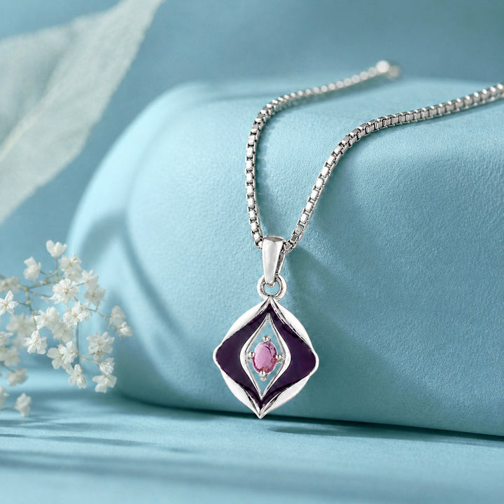 Fractals In Nature Petal Within Pendant | SHOBITAM