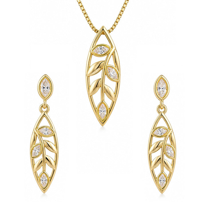 Leafy Affair Komisse Pendant Set | SHOBITAM
