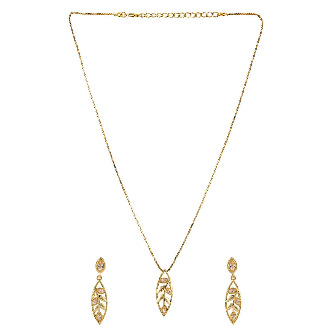 Leafy Affair Komisse Pendant Set | SHOBITAM