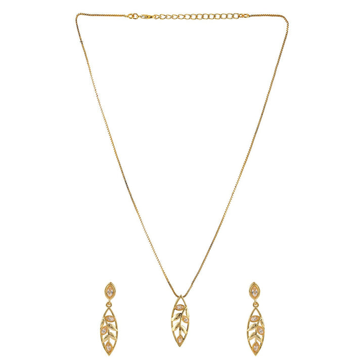Leafy Affair Komisse Pendant Set | SHOBITAM