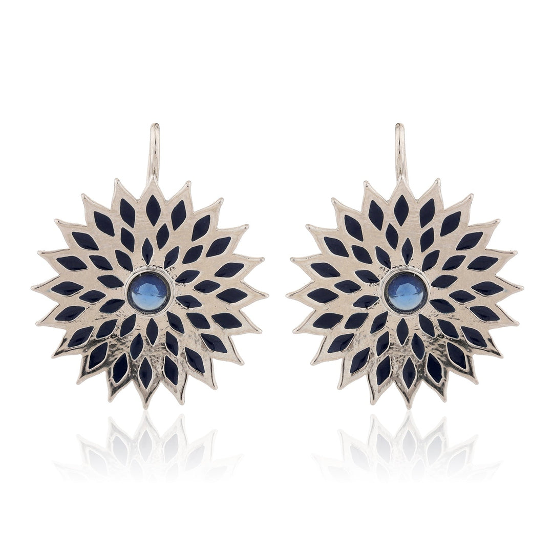 Fractals In Nature Quantum Bloom Earrings | SHOBITAM