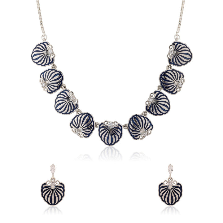 Fractals In Nature Astral Symmetry Necklace Set | SHOBITAM