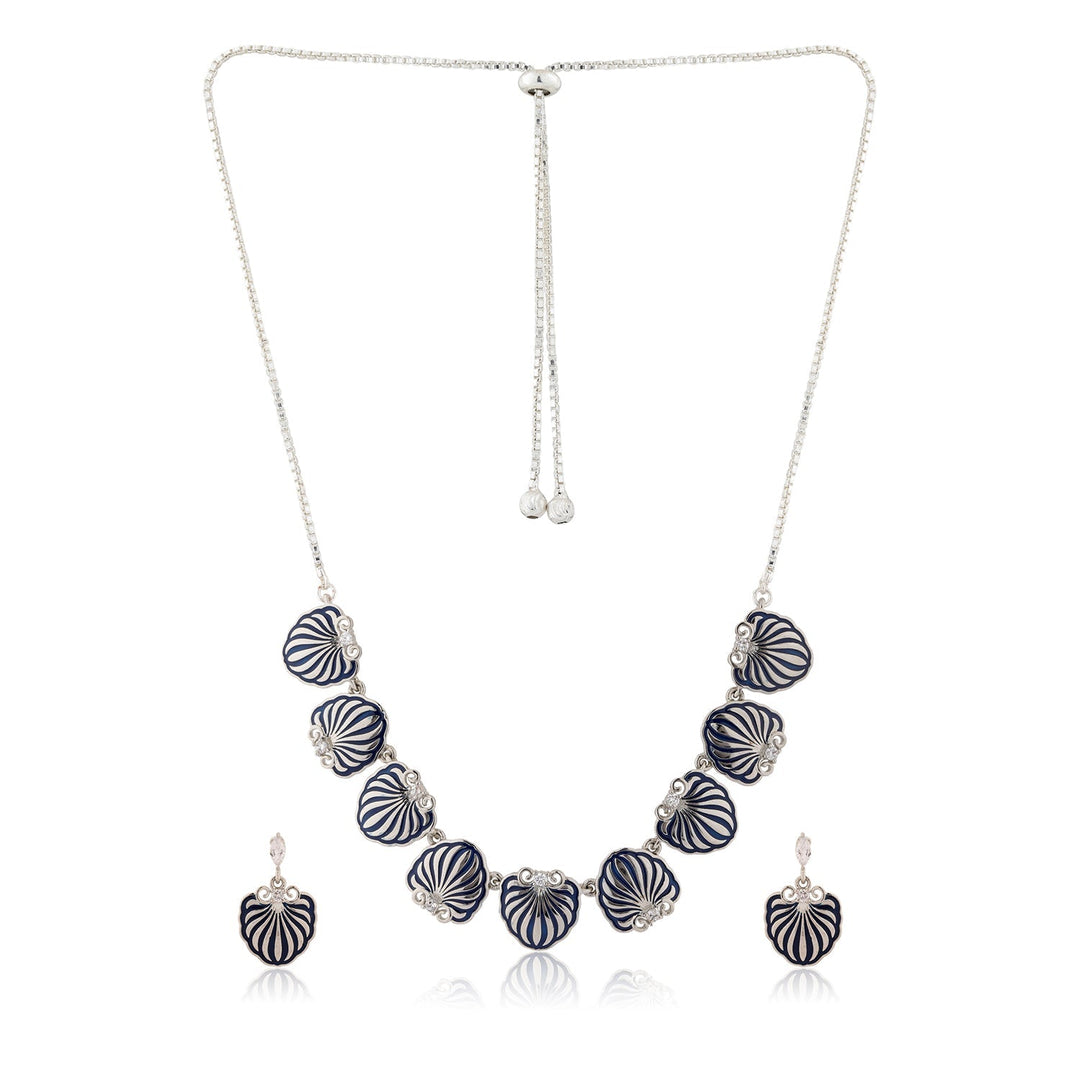 Fractals In Nature Astral Symmetry Necklace Set | SHOBITAM