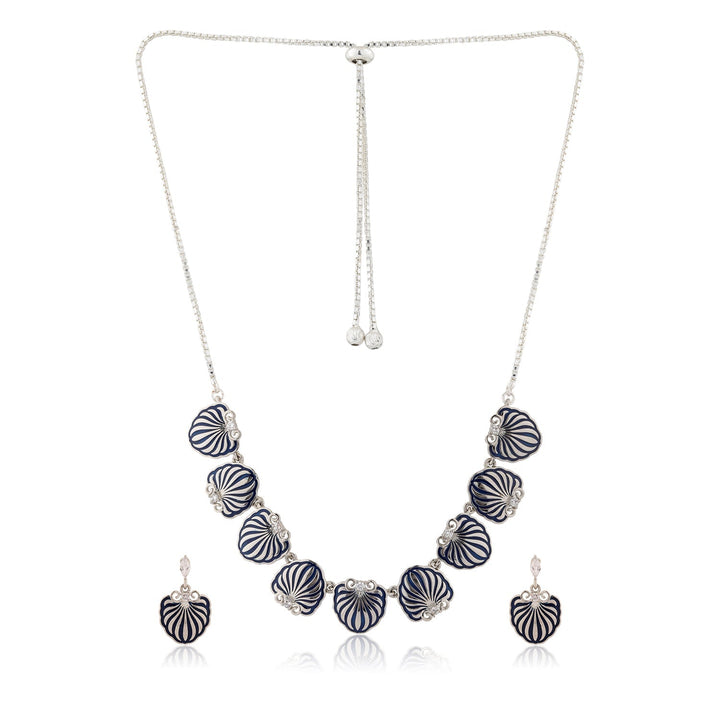 Fractals In Nature Astral Symmetry Necklace Set | SHOBITAM