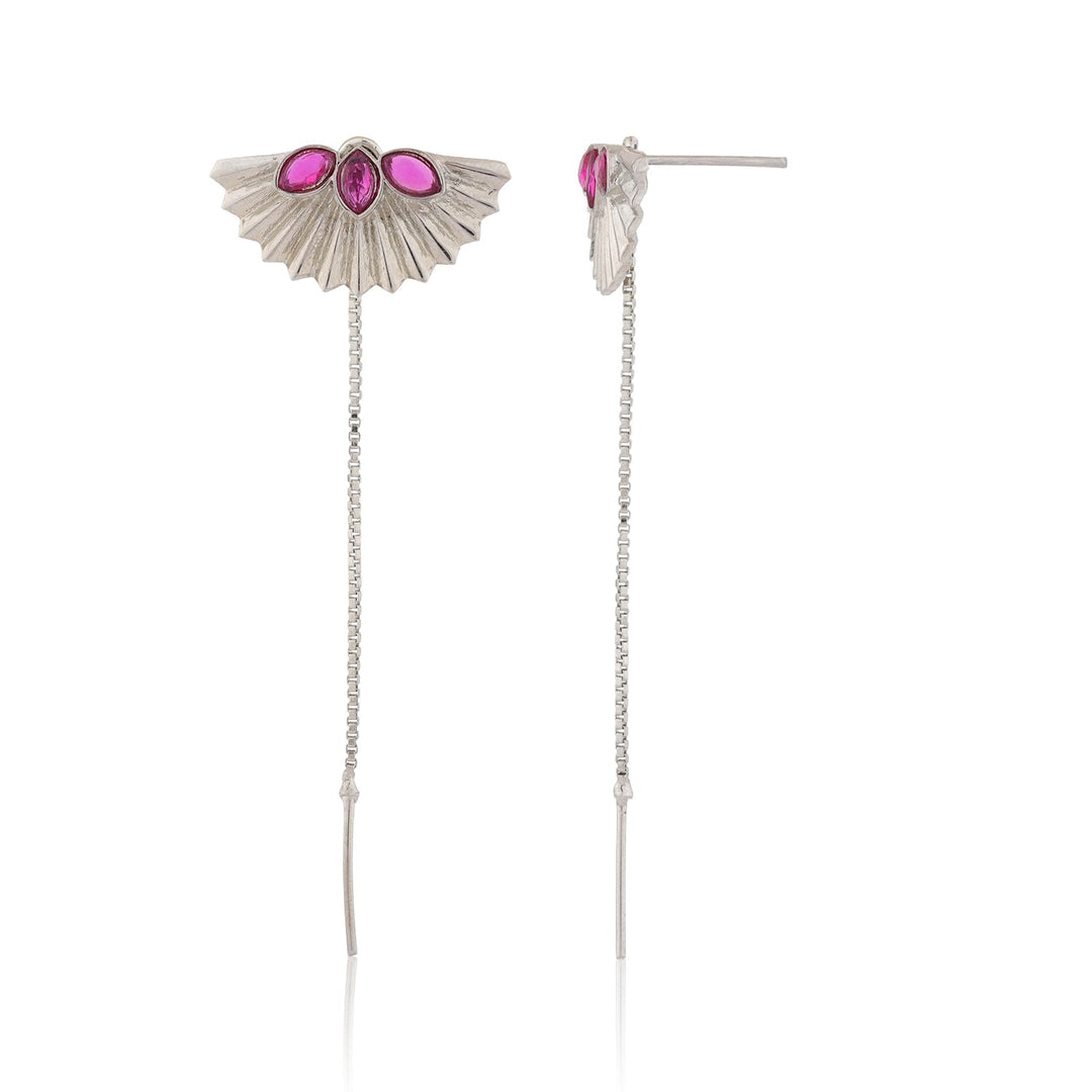 Fractals In Nature Wild Fracta Sui Dhaga Earrings | SHOBITAM