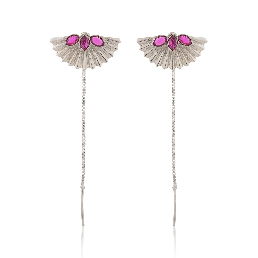 Fractals In Nature Wild Fracta Sui Dhaga Earrings | SHOBITAM