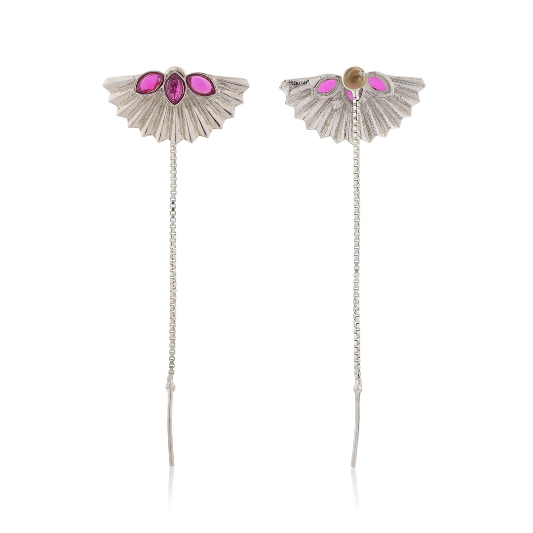 Fractals In Nature Wild Fracta Sui Dhaga Earrings | SHOBITAM