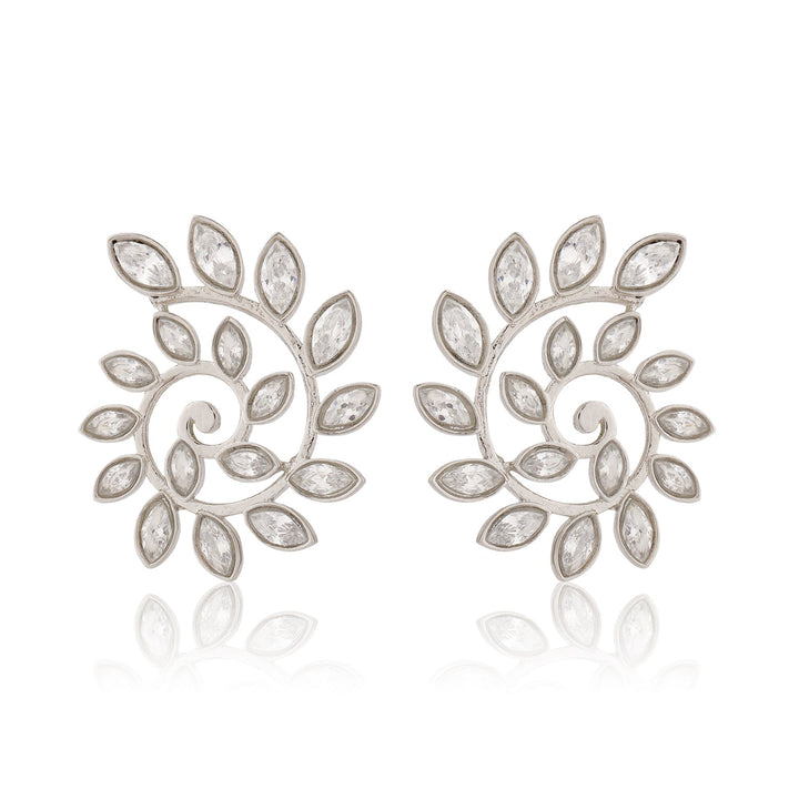 Fractals In Nature Spiral Bloom Earrings | SHOBITAM