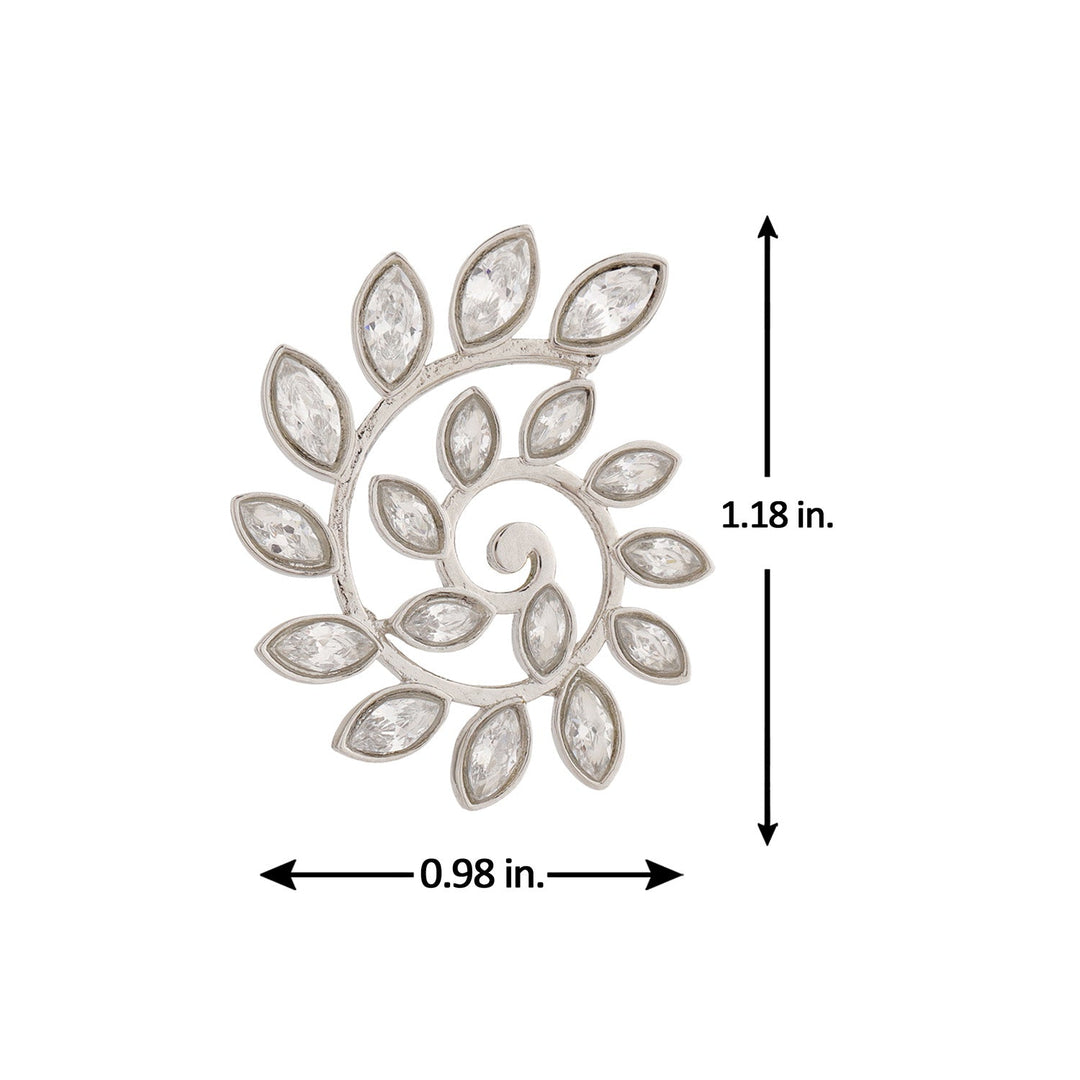 Fractals In Nature Spiral Bloom Earrings | SHOBITAM