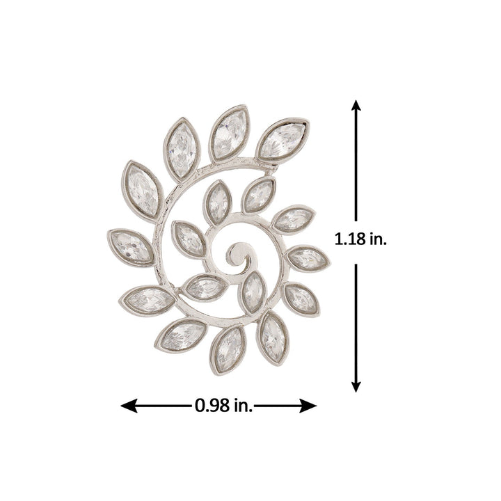 Fractals In Nature Spiral Bloom Earrings | SHOBITAM