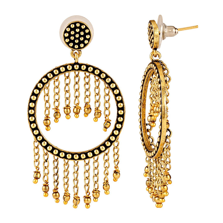 Fringes Classic Dangler Earrings | SHOBITAM