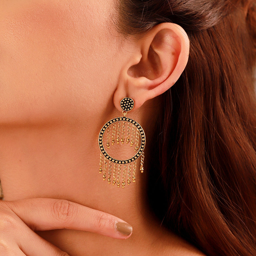 Fringes Classic Dangler Earrings | SHOBITAM