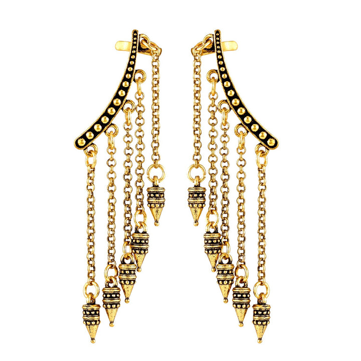 Fringes Slay In Fringe Earrings | SHOBITAM