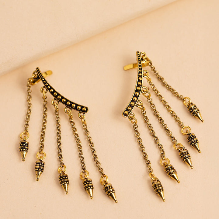 Fringes Slay In Fringe Earrings | SHOBITAM